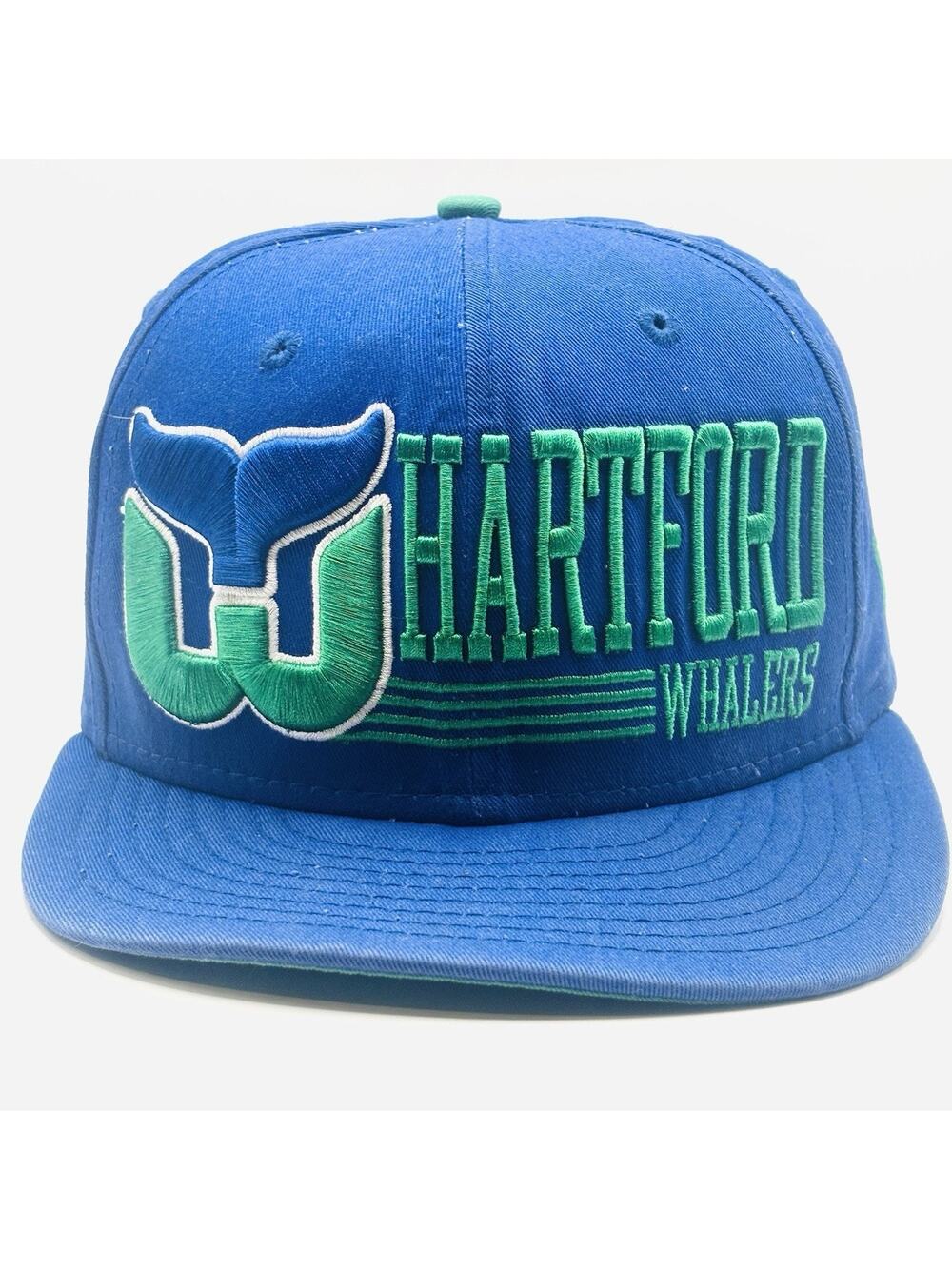Hartford Whalers New Era Snapback NHL Green Blue Hockey Hat Cap